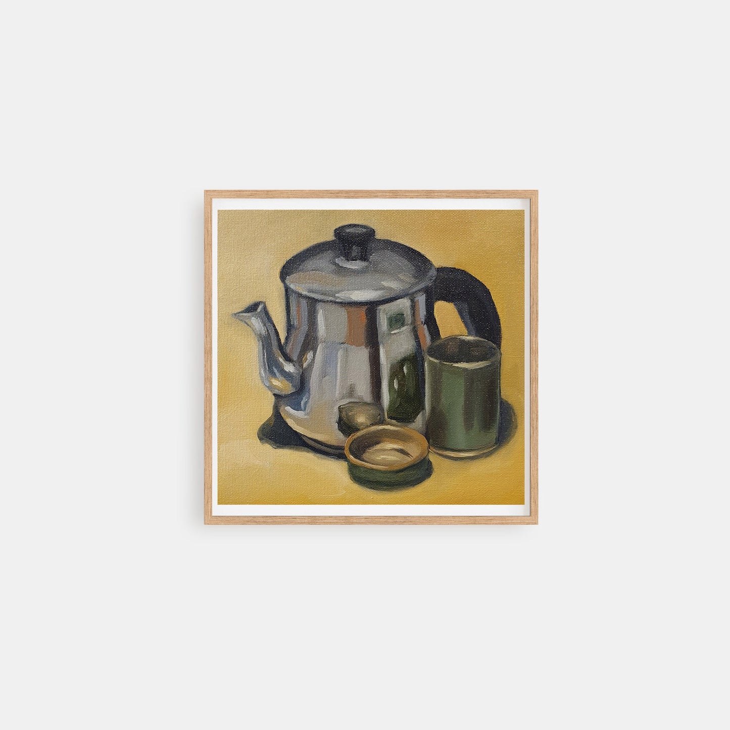 Silver Pot - Original still life painting