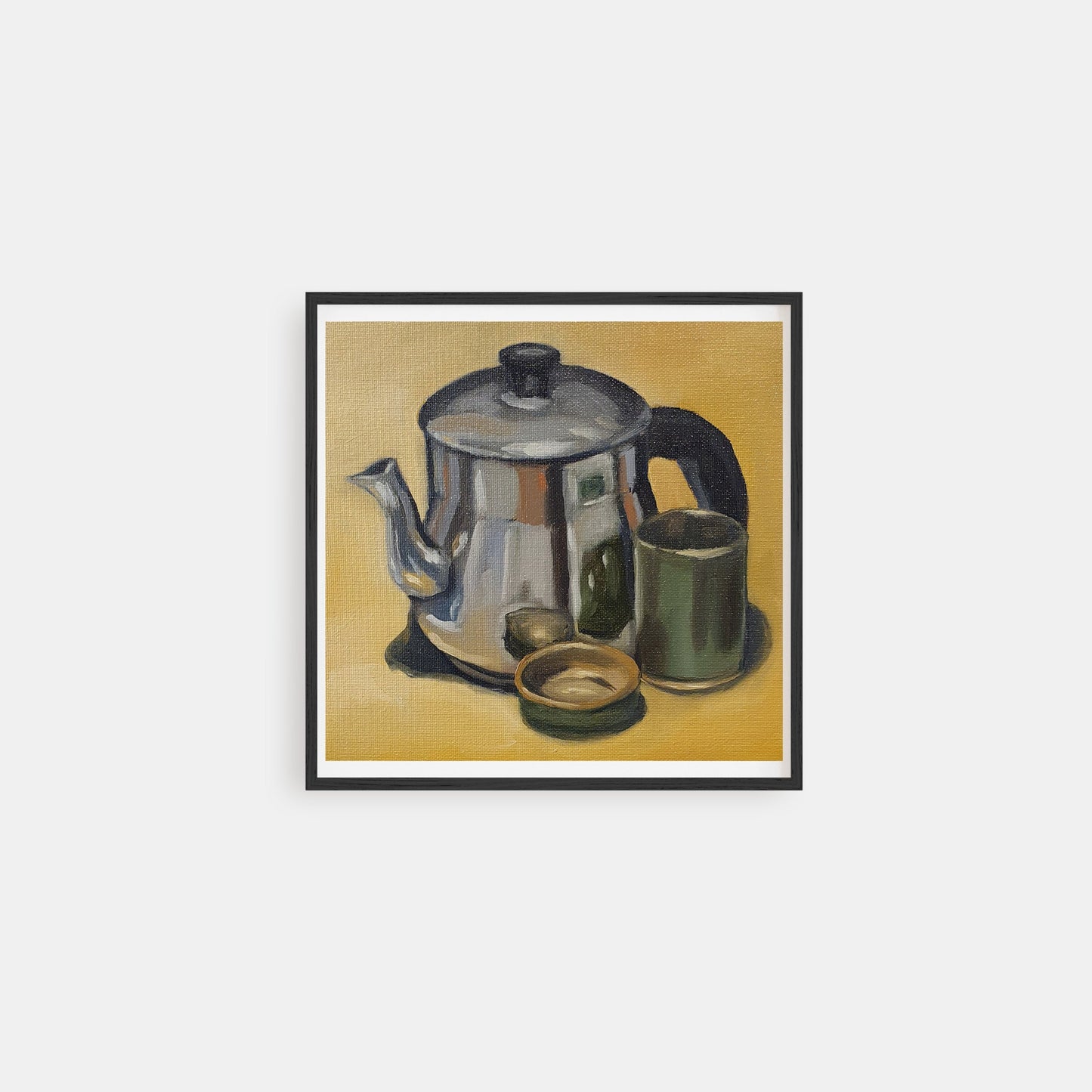 Silver Pot - Original still life painting