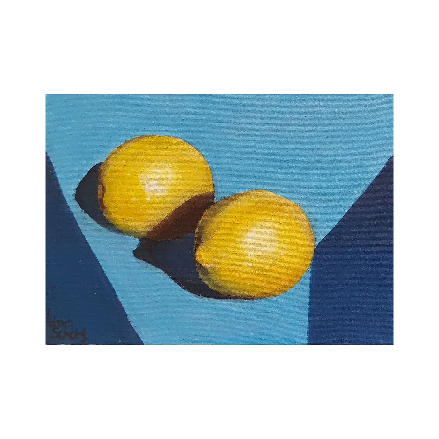 Lemons part 1 - Original still life painting