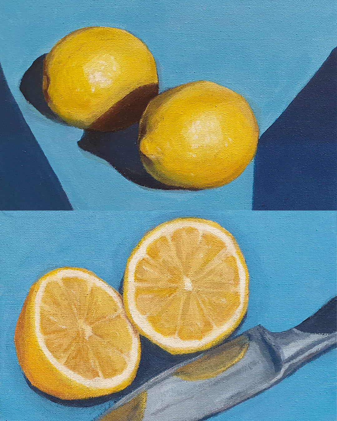 Lemons part 2 - Original still life painting