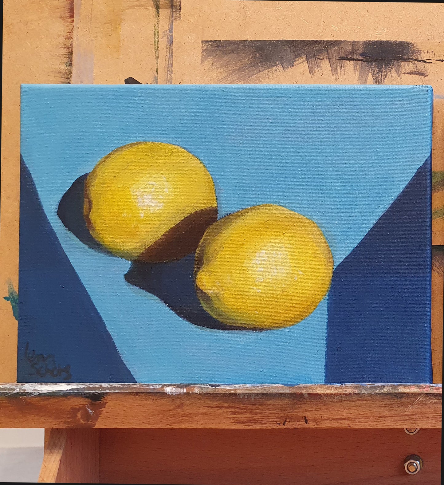 Lemons part 1 - Original still life painting