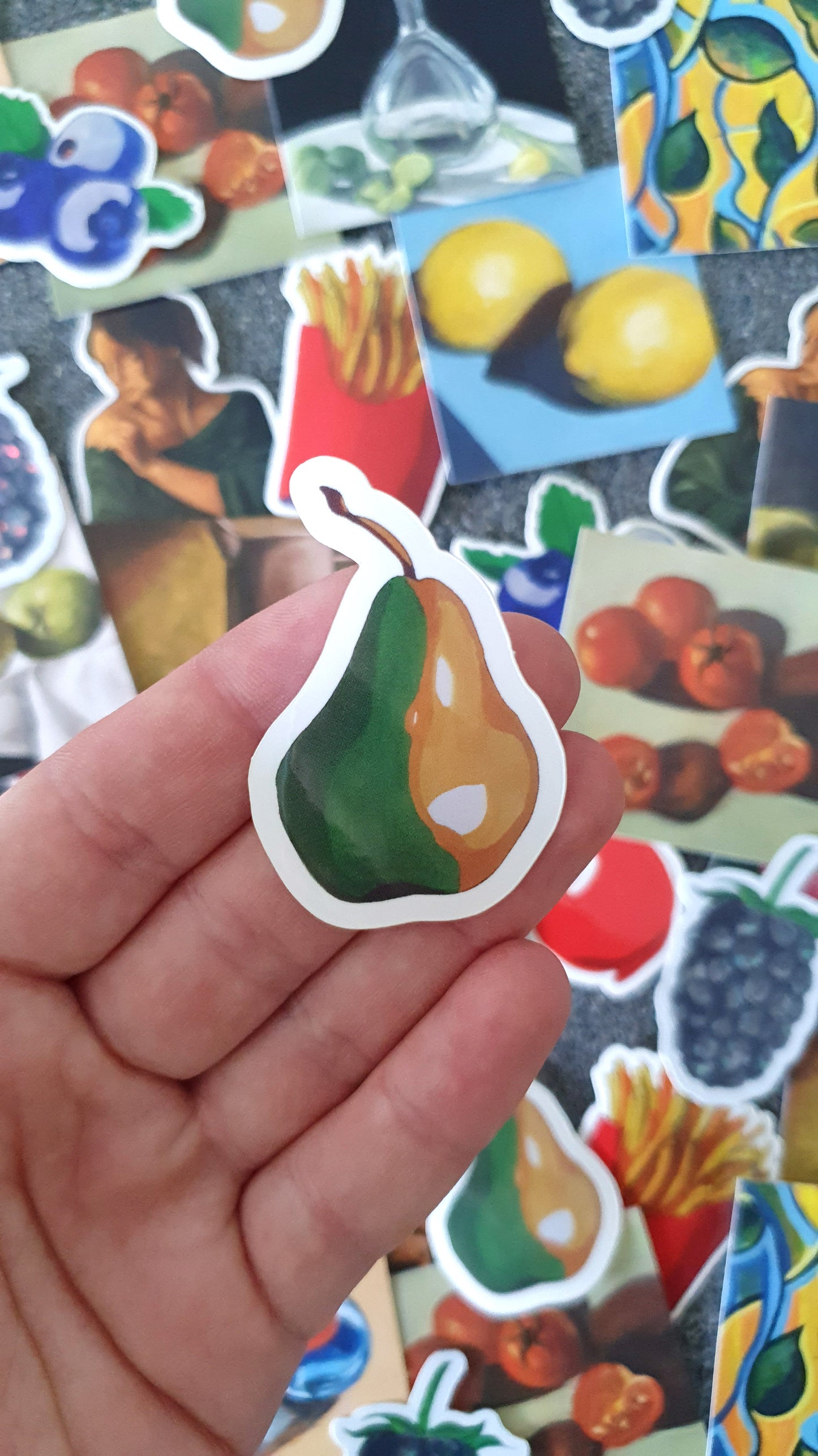 Little Pear sticker - Illustration print sticker