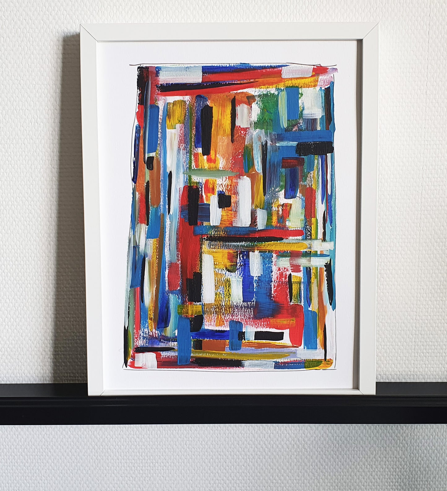 Traffic - Strokes Collection - handpainted abstract artwork