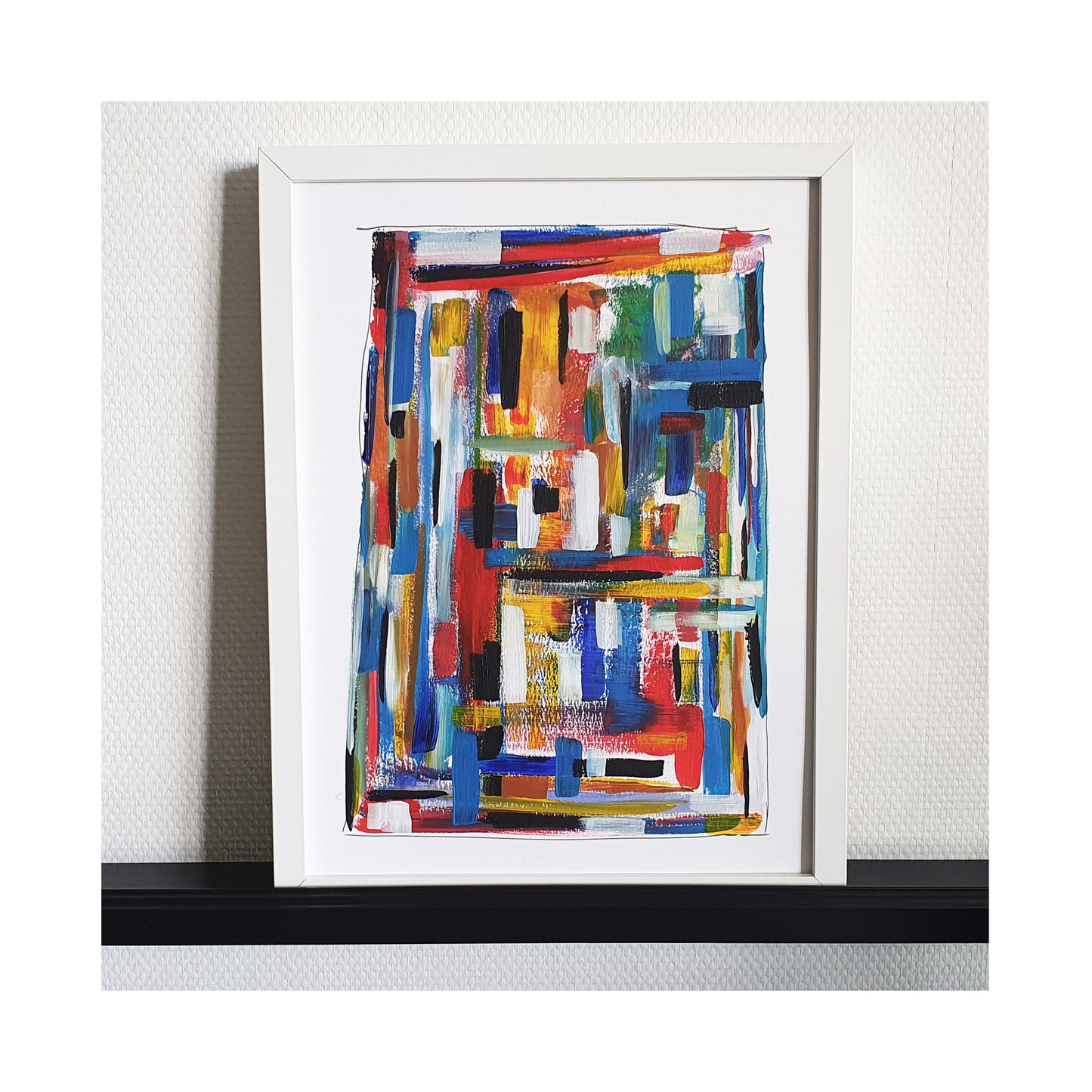 Traffic - Strokes Collection - handpainted abstract artwork